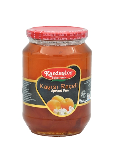 Kardeşler Şekerleme Kayısı Reçeli Cam Kavanoz 1 KG