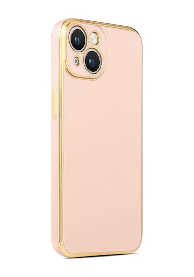 Zore İphone 14 Uyumlu Ogaa Bark Kılıf-rose Gold