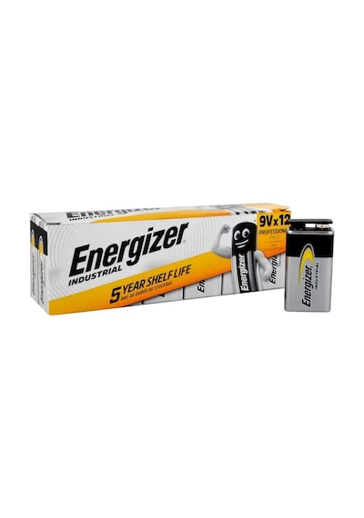 Energizer Endüstriyel Alkalin 9v Pil 12li