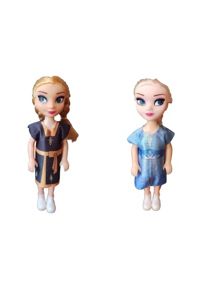 Frozen Anna Ve Elsa Oyuncak Bebek Seti - 2 Büyük, 2 Küçük Frozen