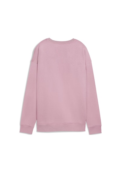 Puma Ess Small Logo Relaxed Crew Kadın Pembe Günlük Stil Sweatshirt 63326865 1676829 Pembe
