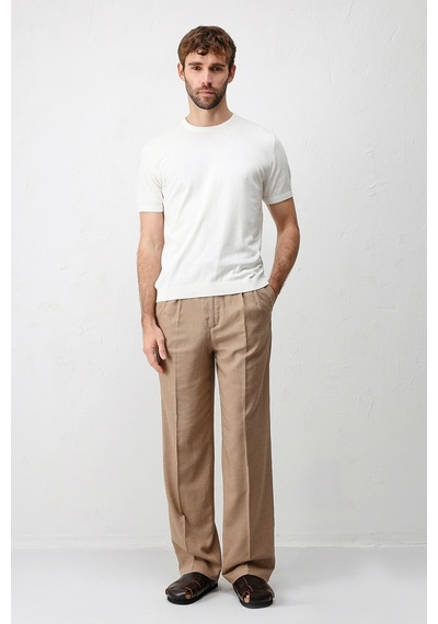 Antioch Comfort Slim Triko T-shirt Ekru