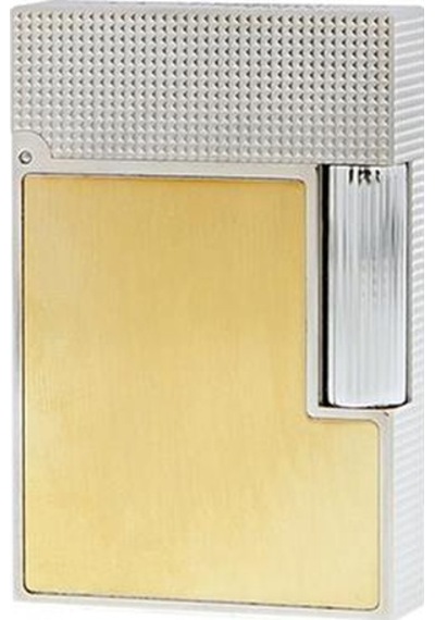 18601 St Dupont Ligne 2 Small Platinium And Brushed Gold