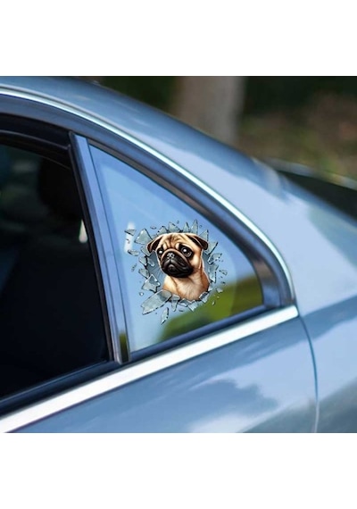 Fulcar French Bulldog Araç Stickerı Standart