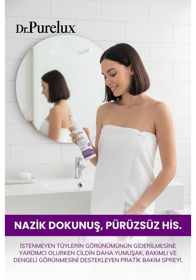Leke Karşıtı Hassas Bölgelere Uygun Tüy Dökücü Sprey I Pürüzsüz & Cilt Tonu Eşitlemeye Yardımcı100ml