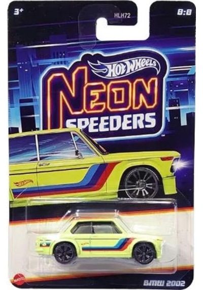 Hot Wheels Neon Speeders Bmw 2002 Jcb07 Çok Renkli