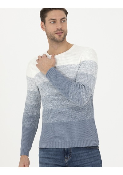 Pierre Cardin Erkek Koyu Mavi Triko Kazak 50278085-vr032 Koyu Mavi