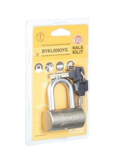 Yüksek Güvenlikli Çelik Asma Kilit 60mm Blisterli