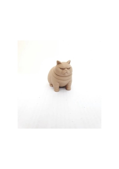 Dekoratif Kızgın Kedi Figürü