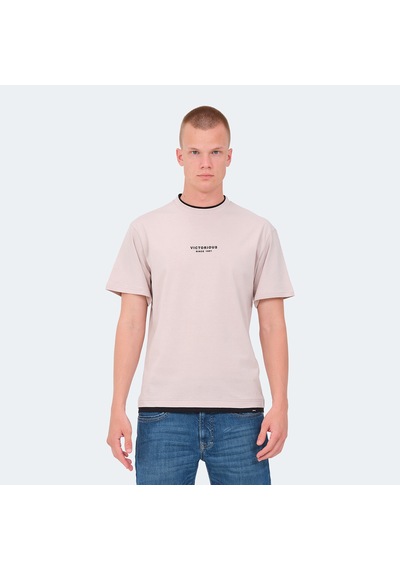 Slazenger VRENI Erkek  Taş Gri Tişört