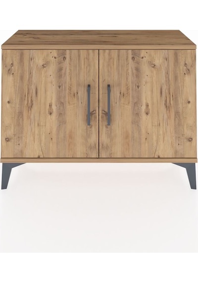 Arges Şifonyer Tek Raflı 2 Kapaklı 88x30x64 Çam-çam Çam