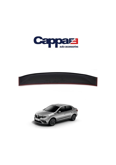 Renault Symbol Arka Cam Üstü Spoyler Rüzgarlık Parlak Siyah 2013+