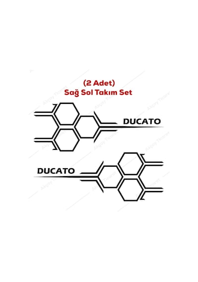 Ducato Bal Peteği Sticker Ducato Sticker Fiat Ducato Oto Sticker