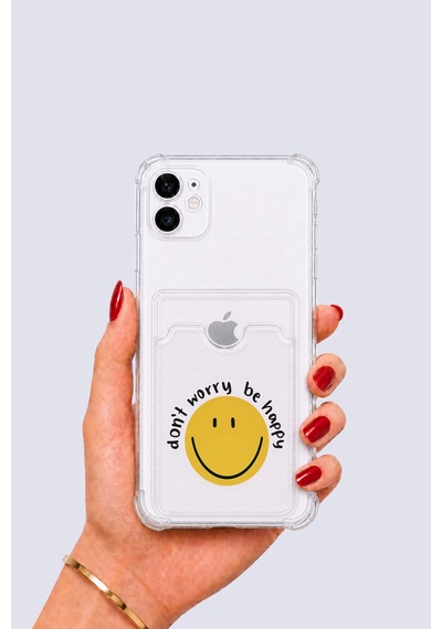 iPhone Uyumlu 11 Kartlıklı Gülücük Desenli Kılıf Mh-hs1918-1453