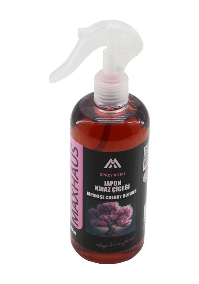 Auto Proff Maxhaus Ortam Oda Kokusu Sprey 400ml Plastik Şişe Japon Kiraz Çiçeği - 12'li Paket Diğer
