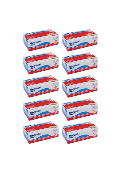 Supertrend Beyaz Vinil Eldiveni Pudrasız L 100 Adet X 10 Paket