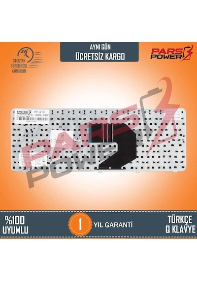 Parspower HP Uyumlu Pavilion G6-1306Et, G6-1306St, G6-1307Et Notebook Klavye