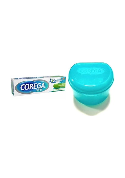 Corega Protez Yapıştırıcı Naneli Krem+Protez Kutusu