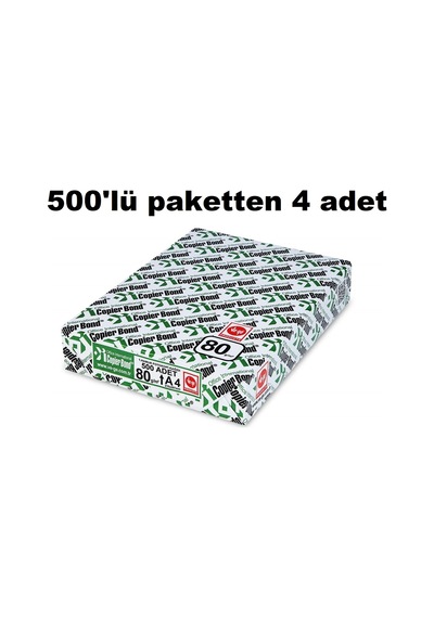 Ve-Ge Copier Bond A4 80 G-M² 2000 Yaprak Fotokopi Kağıdı