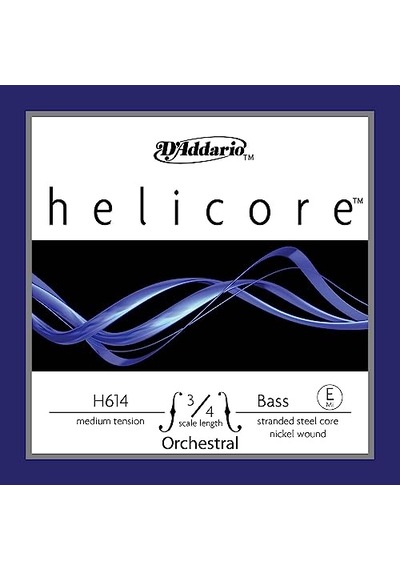 D'addario H614 3/4m Helicore E Kontrabas Teli Mi