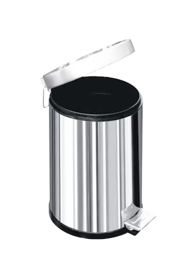 Arı Metal A1003 Pedallı Çelik Kaplama Çöp Kovası 12lt Metalik