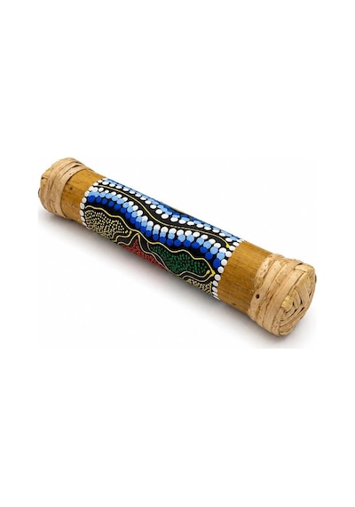 Özel Üretim Müzik Aleti Ritim Dekoratif Doğal Bambu Yağmur Sesi 20 Cm No:1079