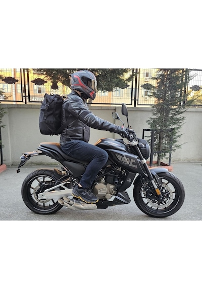 Motosiklet Lüx Sırt Çantası,arka Ve Yan Çanta Olma Özellikli Waterproof Motor Touring Çanta 30 Lt Renkli