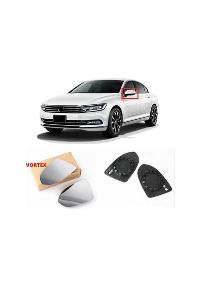 Volkswagen - Dış Ayna Camı Sol Arteon / Passat 2015-
