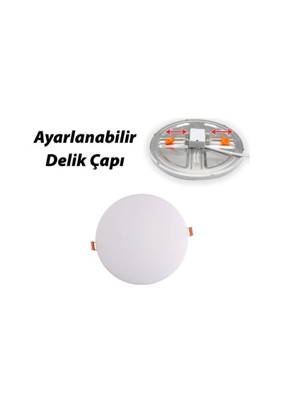 Noas 24w 6500k Beyaz Işık Sıva Altı Plus Ayarlanabilir