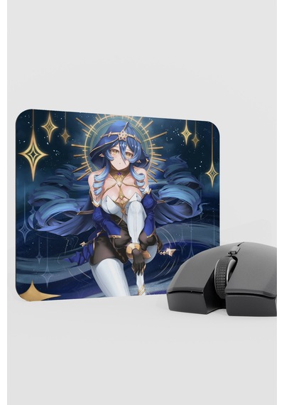 Layla Genshin Impact Anime Oyuncu V4 - 22x18 Gaming Mouse Pad Fare Altlığı