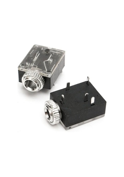 Electroon 3.5Mm Stereo Şase Fiş Somunlu - 5Adet