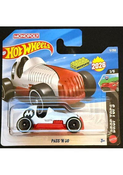 Hot Wheels Tekli Arabalar Pass 'n Go Jjk98 Drop Tops Çok Renkli