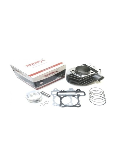 Honda Fizzy 125 Motosiklet Silindir Seti Oem Kalite Metalik Gri