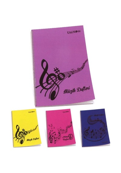 Çınar Jazz Müzik Defteri 30 Yp Spiralli Pp Kapak 38000 Çeşitli Renk Ve Desen