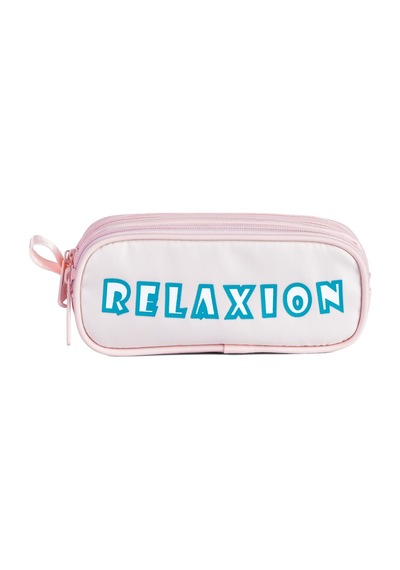 Relaxion Rlx-1815 3'lü Set Çocuk İlkokul Çantası Kalemlikli Beslenme Çantalı Sırt Çantası Pudra Pembe