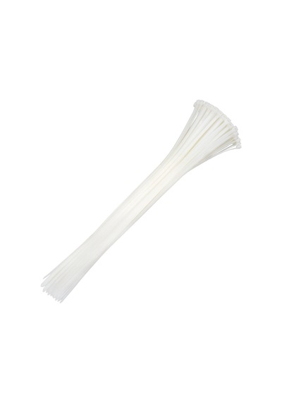 Master 505369 Plastik Kablo Bağı Cırt Kelepçe 8x650 Mm Beyaz 100 Adet