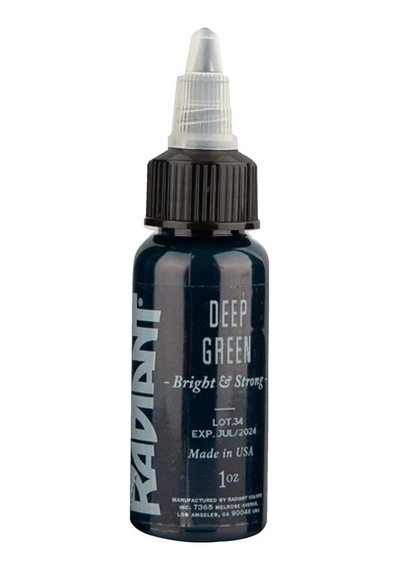 Deep Green - Radiant Tattoo Dövme Boyası - 1oz/30ml