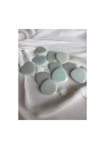 Sanatsal Damla Mozaik Parlak Beyaz 45x45mm 100gr