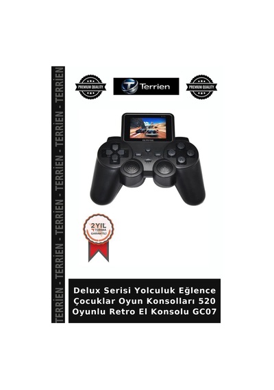 Delux Serisi Yolculuk Eğlence Çocuklar Oyun Konsolları 520 Oyunlu Retro El Konsolu Gc07