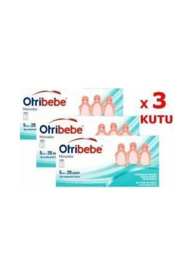 Monodoz 5mlx20 Tek Kullanımlık Flakon Izotonik Deniz Suyu 3'lü