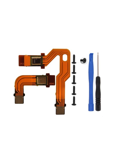 Ps5 Mikrofon Flex Versiyon 1 Tornavida Ayırıcı Yedek Vida Tamir Seti Bdm 010 Siyah