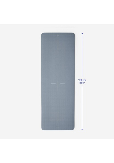 Domyos Fitness Matı - 8 Mm - Gri