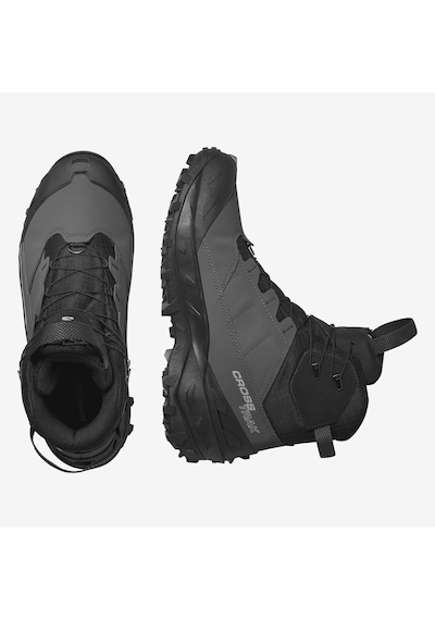Salomon Crosstrak Powder Waterproof Erkek Outdoor Botu Asphalt L47569600 Siyah