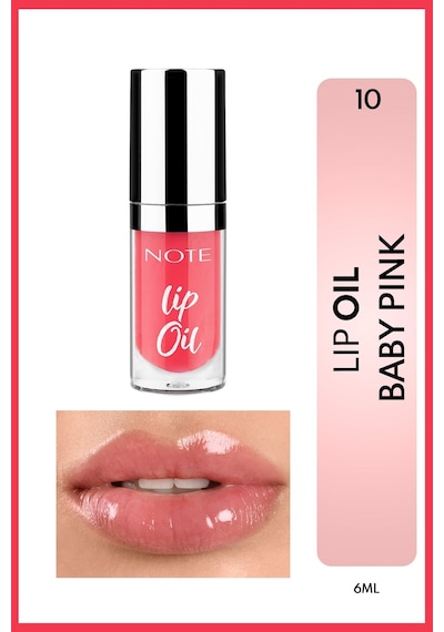 Lip Oil Dudak Parlatıcısı - 10 Baby Pink - Pembe Diğer