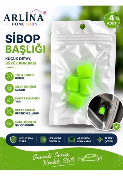 Işıltılı Neon Sibop Başlığ 4'lü