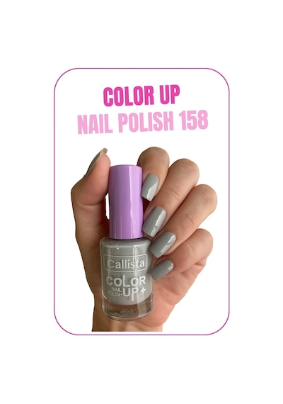Callista Color Up Nail Polish Oje 158 Icy Mansion- Gri