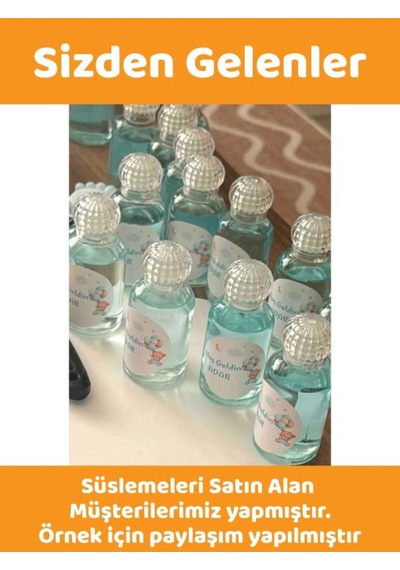 50 Adet 50 Ml Paw20tac Dezenfektan Kolonya Parfüm Hediyelik Nikah Düğün İçin Boş Plastik Şişe