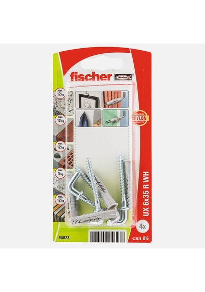 Fischer Ux 6x35 Universal Dübel Açılı Kancalı