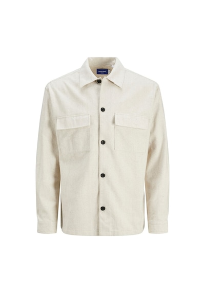 Jack & Jones Jack&jones Regular Fit Uzun Kollu Ekru Erkek Gömlek 12239329 001
