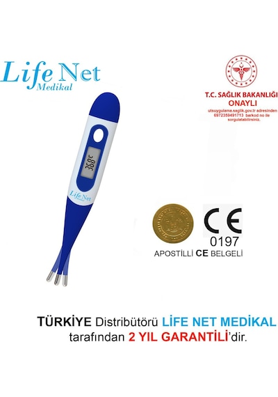Life Net Medikal JA-12B Esnek Uçlu Ateş Ölçer